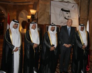 اركان السفارة والرئيس نجيب ميقاتي