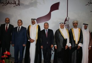 السفير المري وممثلي الرؤساء والسفير الكويتي والقائم بالاعمال العماني